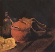 Vincent Van Gogh Still life with Earthenware,Bottle and Clogs (nn04) china oil painting artist